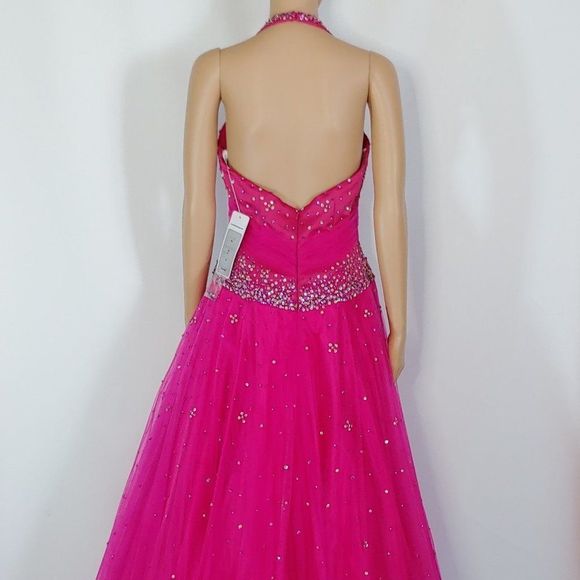 NWT Tiffany  Embellished Ballgown Dress in Calypso - Picture 3 of 6